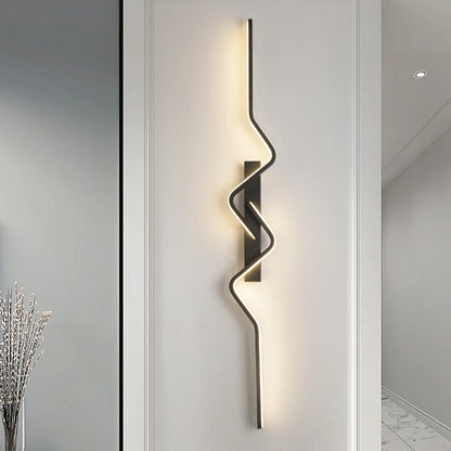 Applique Murale Noire LED Dimmable Éclairage Moderne Pour Cuisine Et Chambre