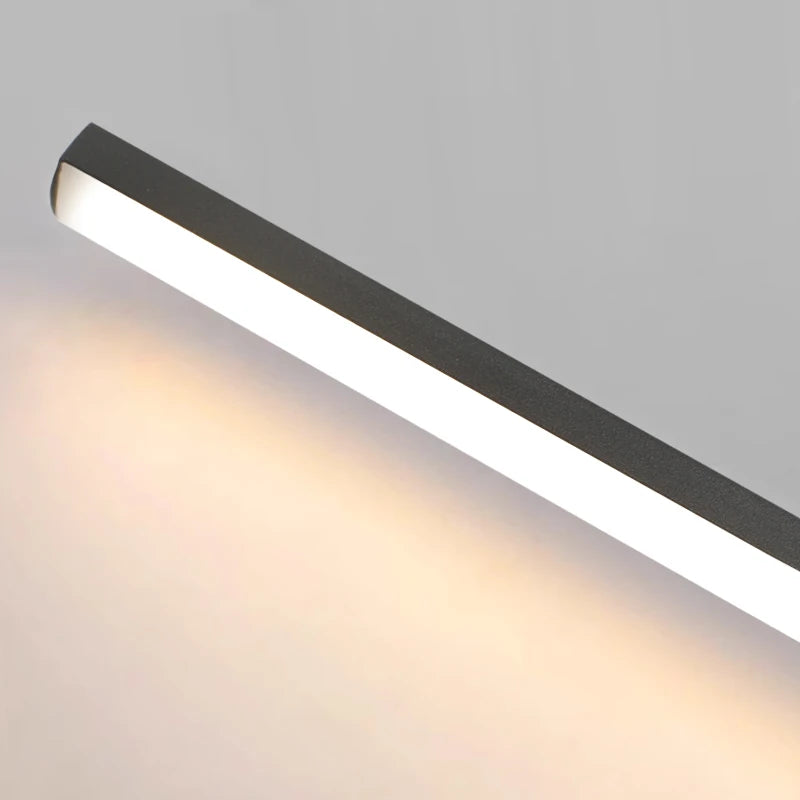 Applique Murale Noire LED Dimmable Éclairage Moderne Pour Cuisine Et Chambre
