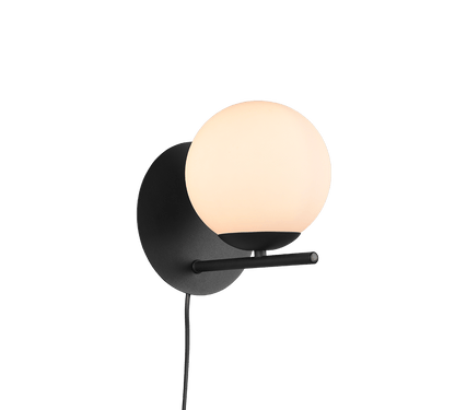 Applique Murale Noire et Blanche GLOBE