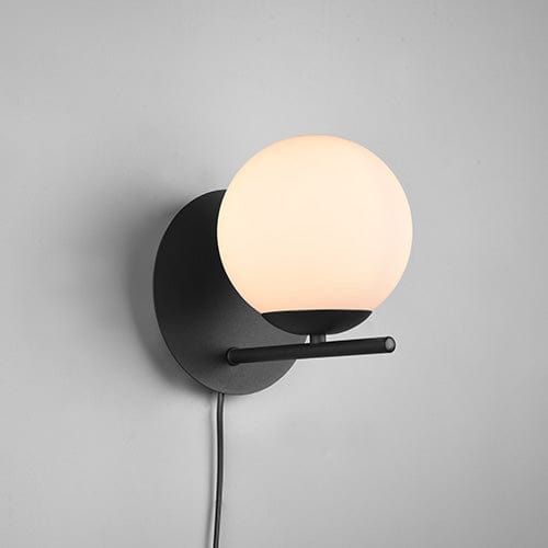 Applique Murale Noire et Blanche GLOBE