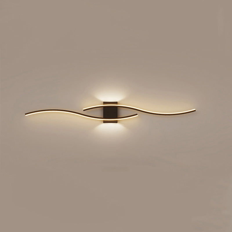Applique Murale Ondulation Élégante – Design Moderne