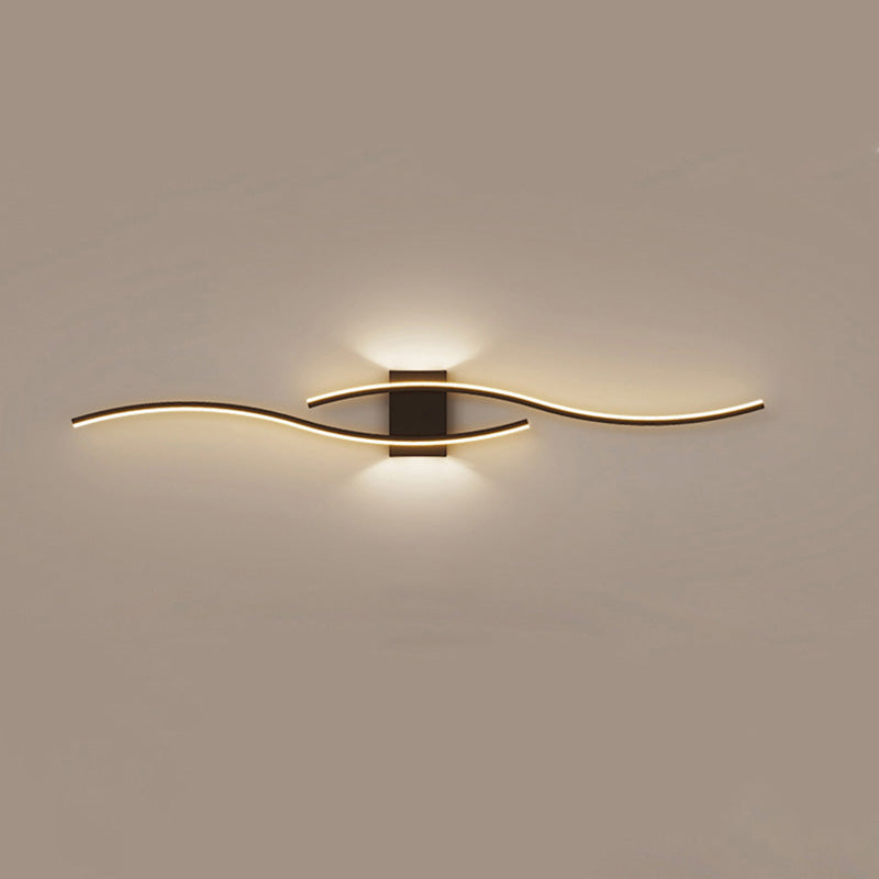 Applique Murale Ondulation Élégante – Design Moderne