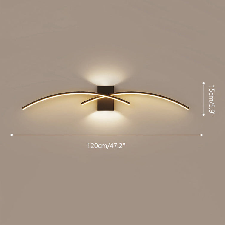 Applique Murale Ondulation Élégante – Design Moderne