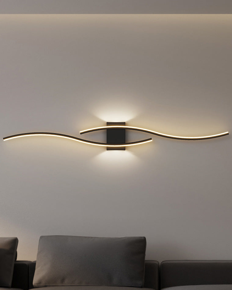 Applique Murale Ondulation Élégante – Design Moderne