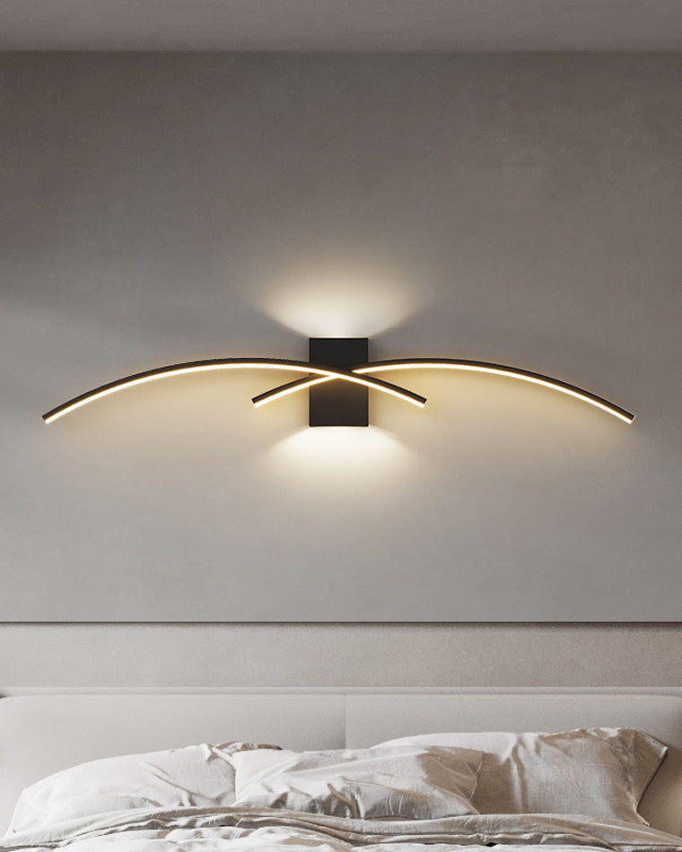 Applique Murale Ondulation Élégante – Design Moderne