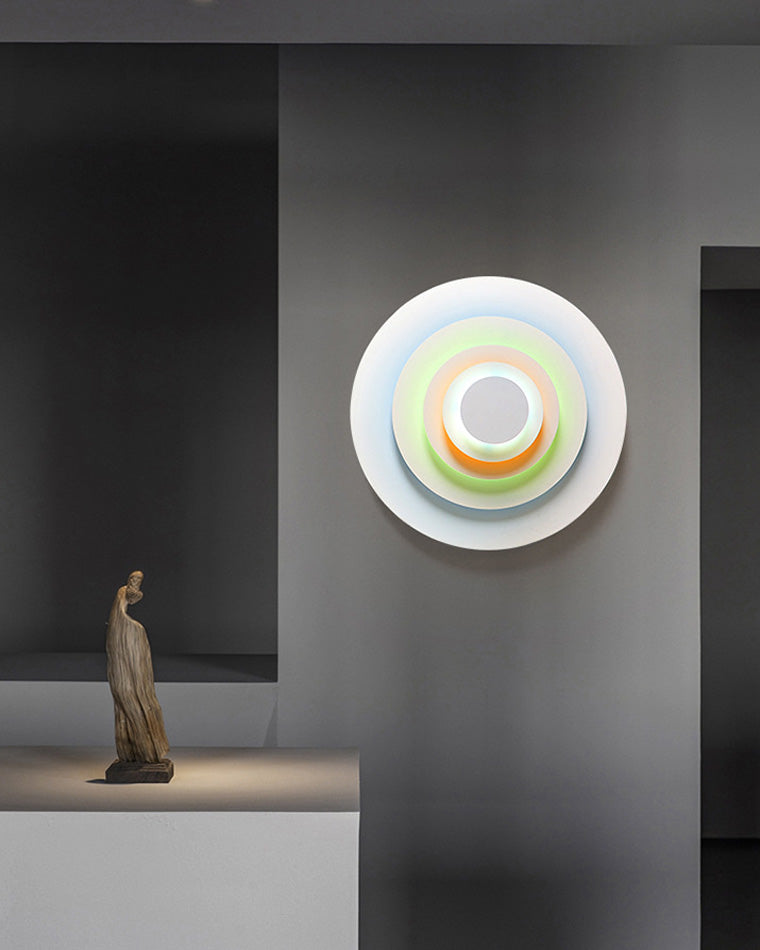 Applique Murale Ronde Colorée