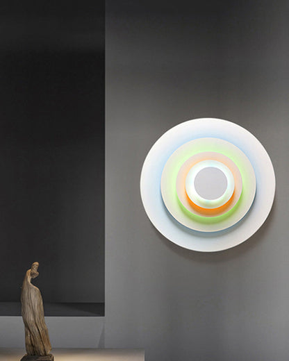 Applique Murale Ronde Colorée