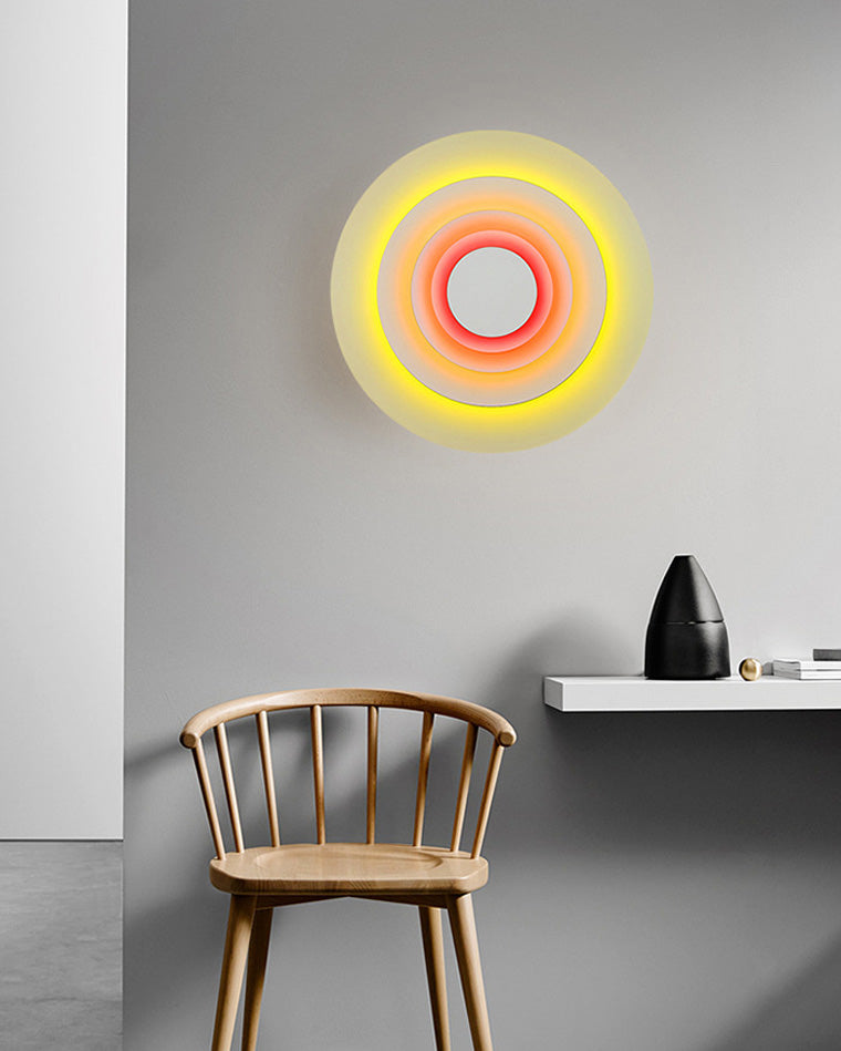 Applique Murale Ronde Colorée