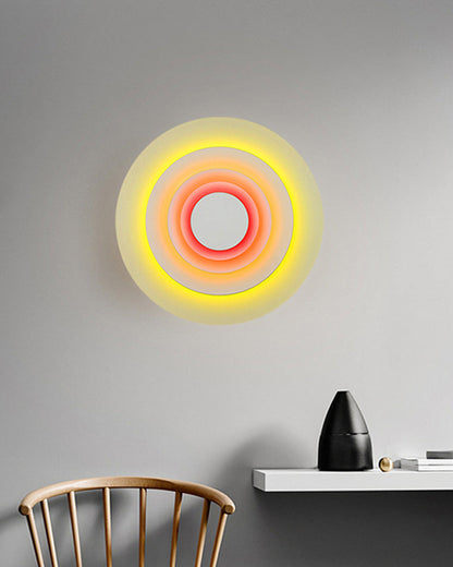 Applique Murale Ronde Colorée