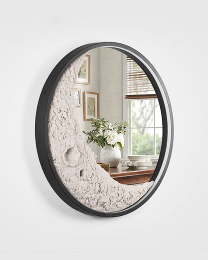 Applique Murale Ronde Effet Lune