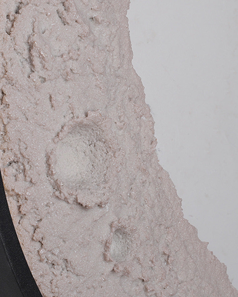 Applique Murale Ronde Effet Lune