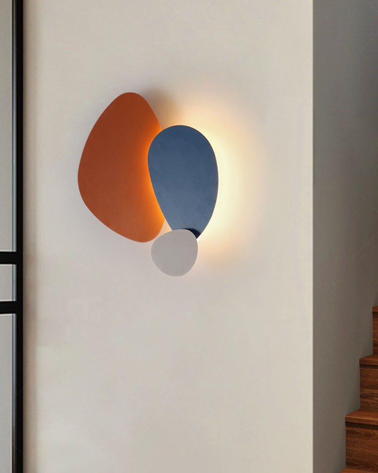 Applique Murale Sculpturale Colorée