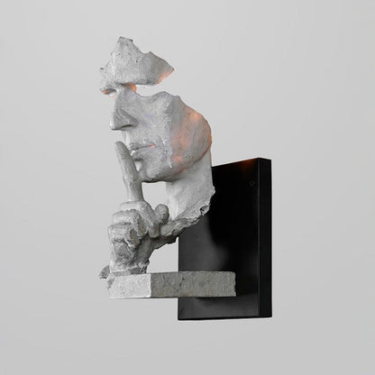 Applique Murale Sculpturale Silence Gesture