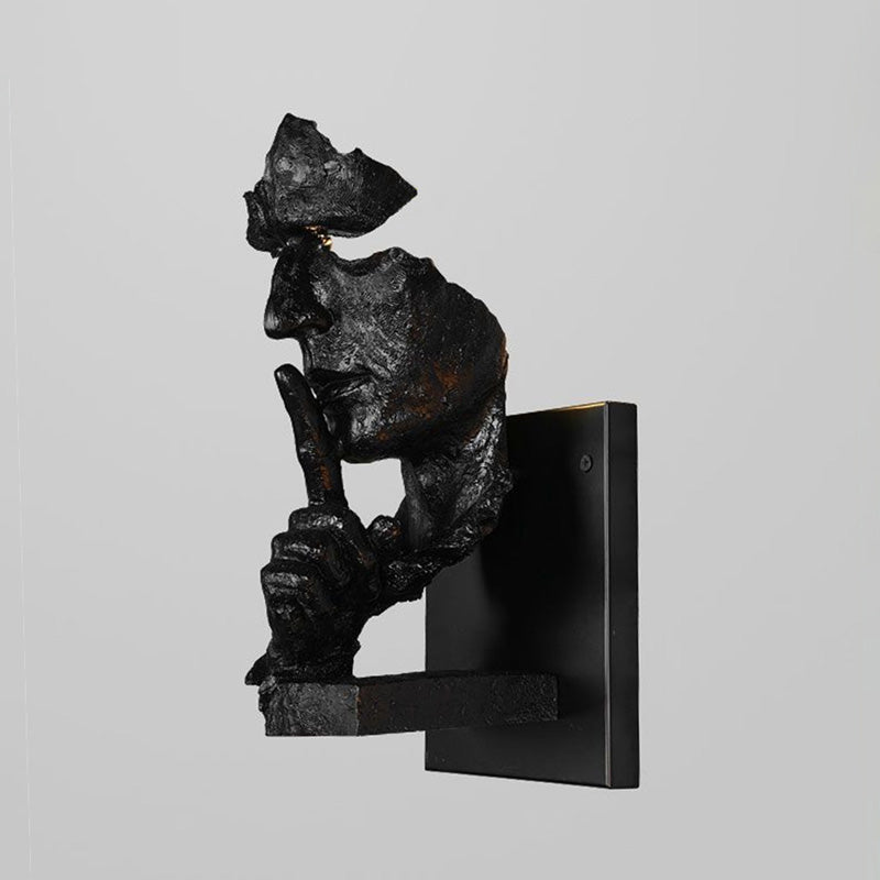 Applique Murale Sculpturale Silence Gesture