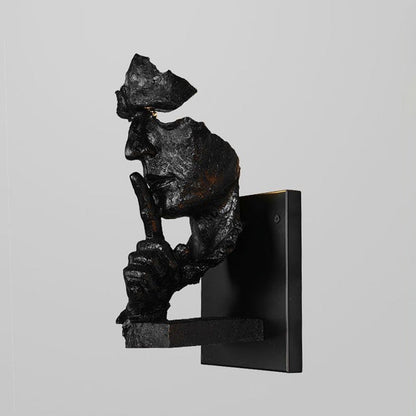 Applique Murale Sculpturale Silence Gesture