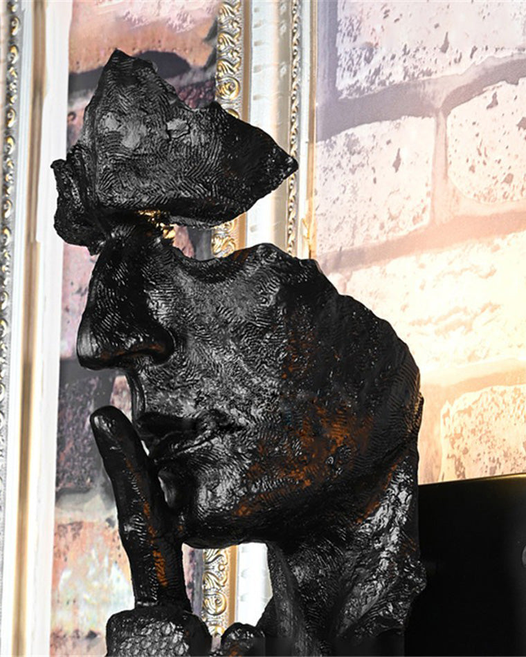 Applique Murale Sculpturale Silence Gesture