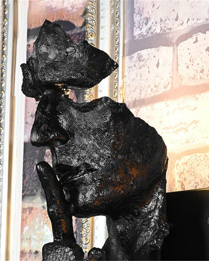 Applique Murale Sculpturale Silence Gesture