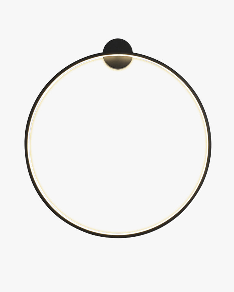 Applique Murale Grand Cercle Noir
