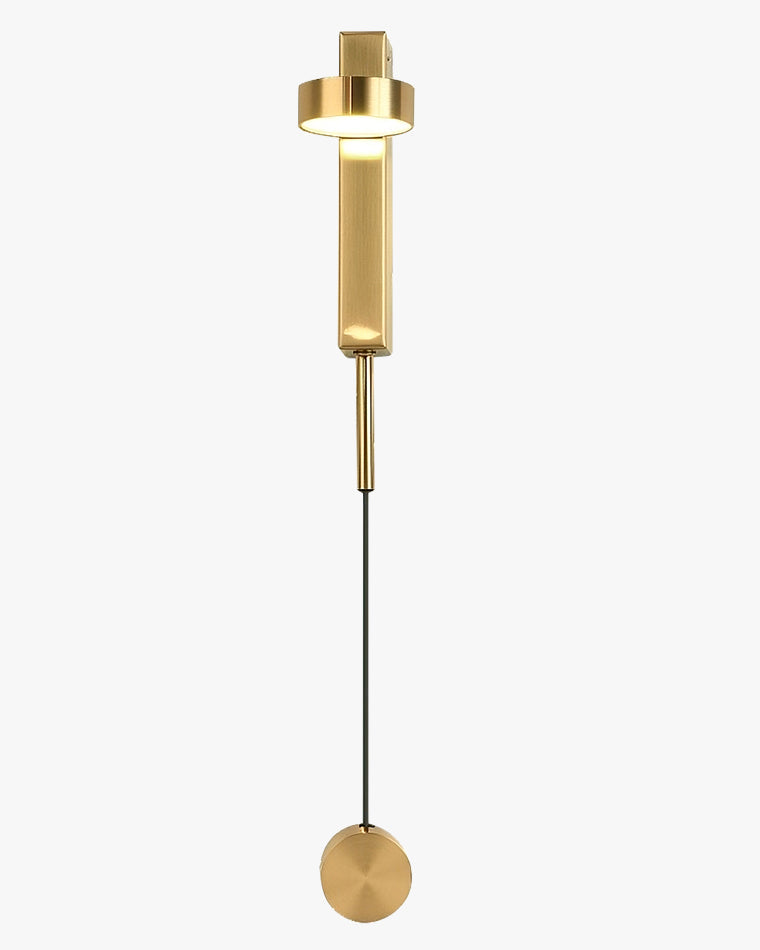 Applique Murale Pendulum Noir/Or Réglable