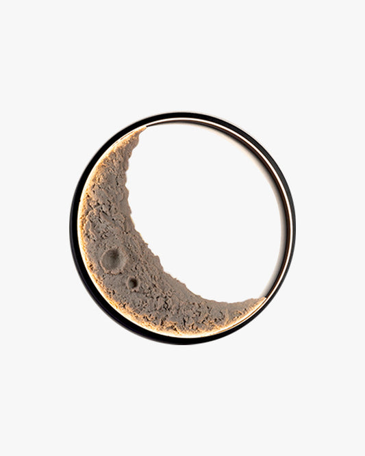 Applique Murale Ronde Effet Lune