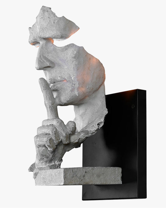 Applique Murale Sculpturale Silence Gesture