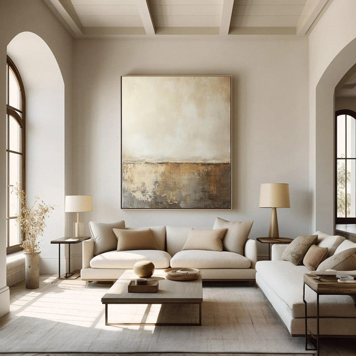 Art Mural Abstrait Wabi Sabi - Ax1521