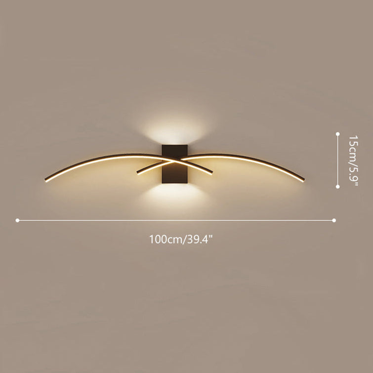 Elegant Wave Wall Light – Modern Design
