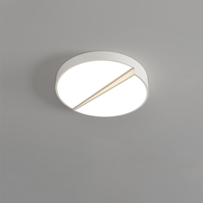 Modern Square or Wavy Ceiling Light in Frosted White