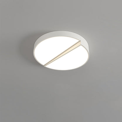 Modern Square or Wavy Ceiling Light in Frosted White