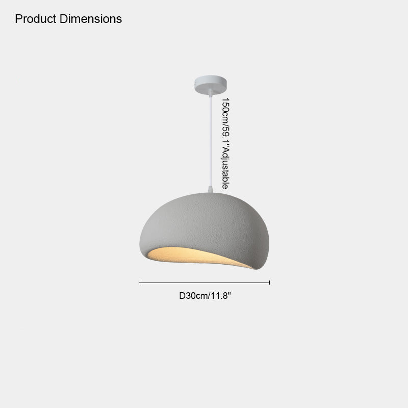 Wabi-Sabi ZenStone Pendant Light
