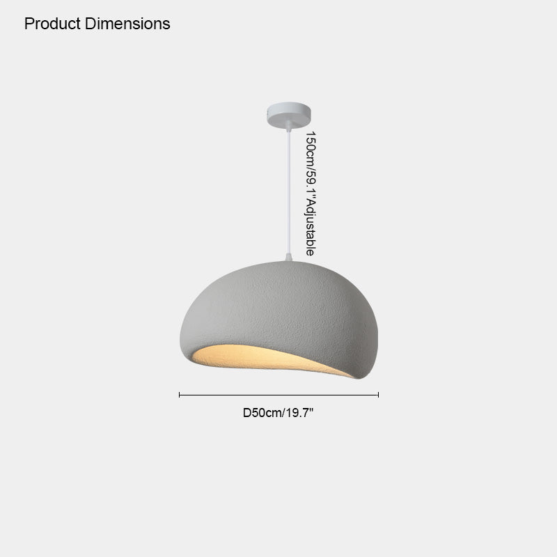 Wabi-Sabi ZenStone Pendant Light