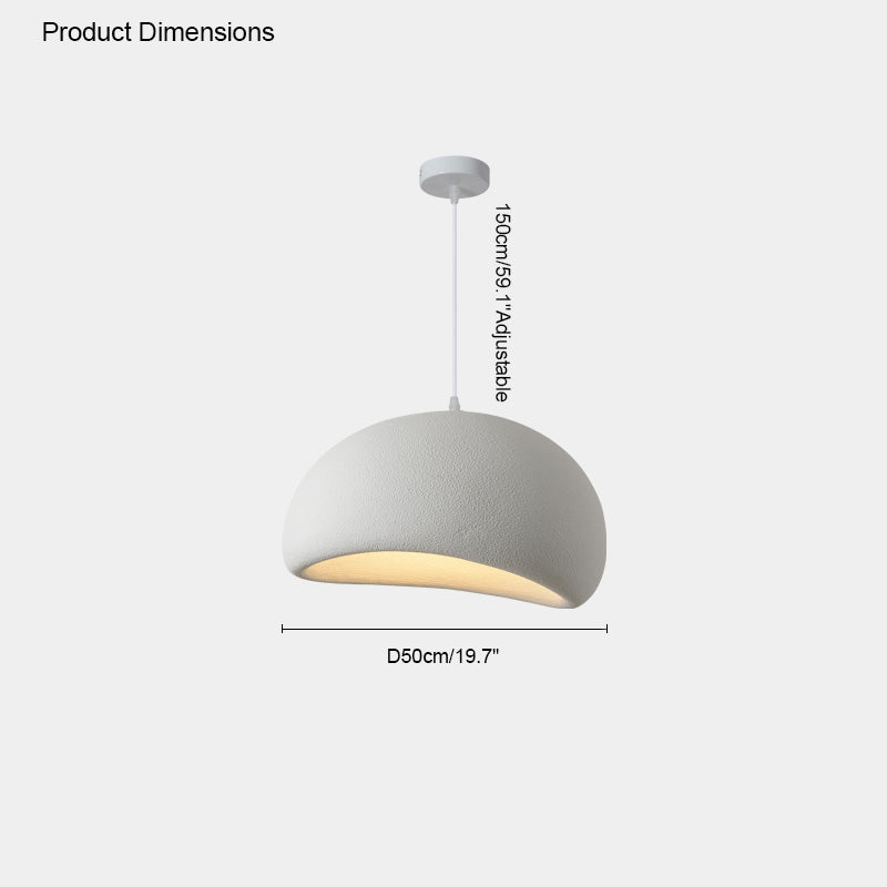 Wabi-Sabi ZenStone Pendant Light