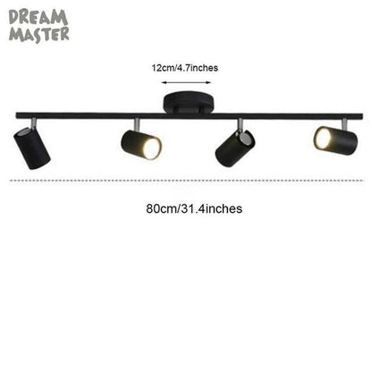 Barre de Spots LED Ajustables