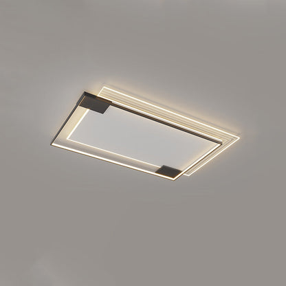 Flat Profile Geometric Recessed Ceiling Light
