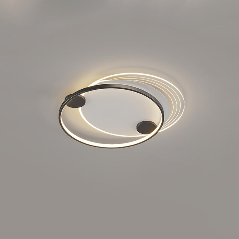 Flat Profile Geometric Recessed Ceiling Light