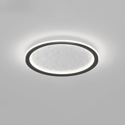 Plafonnier Rond Lune Épurée