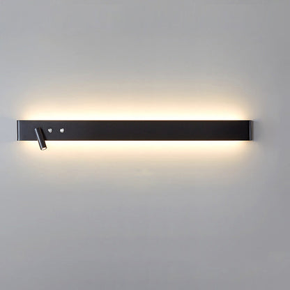 Linear Wall Light with Adjustable Spotlight and Switch
