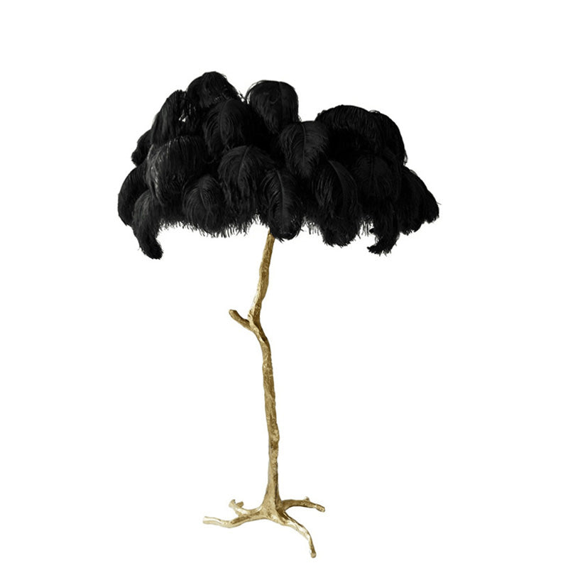 "Feather Oasis" Floor Lamp