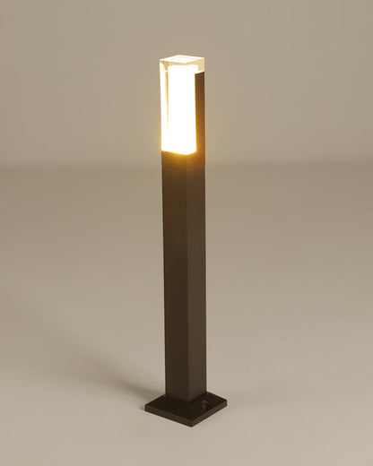 Borne Lumineuse Carrée - Épure Nocturne