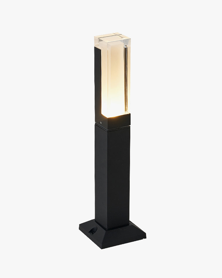 Borne Lumineuse Carrée - Épure Nocturne