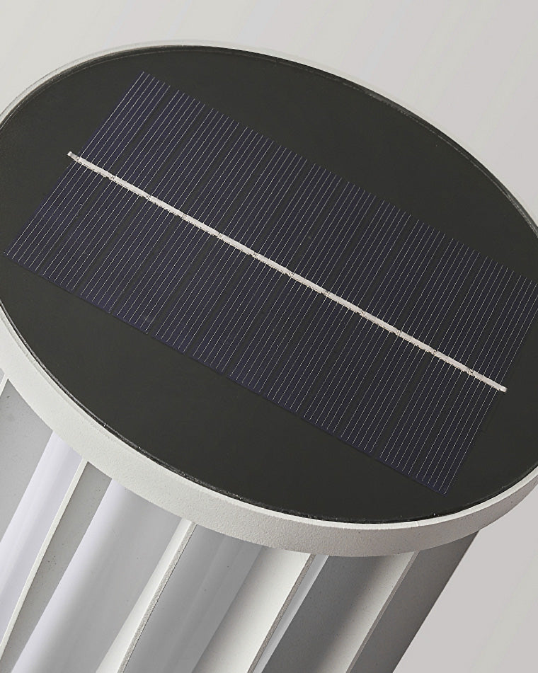 Borne Lumineuse Solaire Décorative Noire – Éclairage Écologique et Élégant