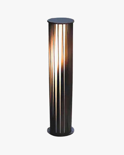 Borne Lumineuse Solaire Décorative Noire – Éclairage Écologique et Élégant