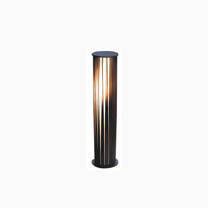 Borne Lumineuse Solaire Décorative Noire – Éclairage Écologique et Élégant