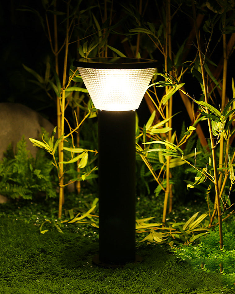 Borne Lumineuse Solaire - Éclairage Moderne pour Jardin