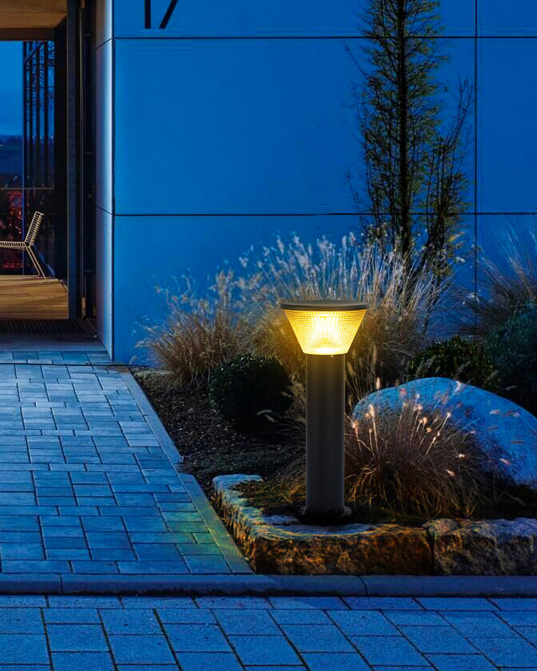 Borne Lumineuse Solaire - Éclairage Moderne pour Jardin