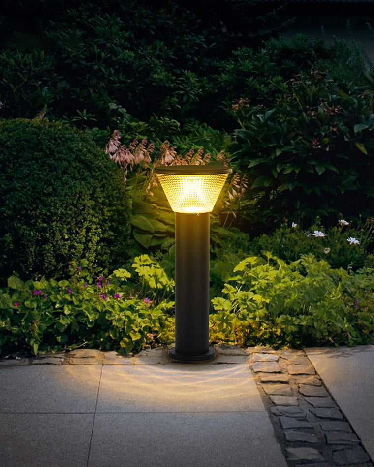 Borne Lumineuse Solaire - Éclairage Moderne pour Jardin