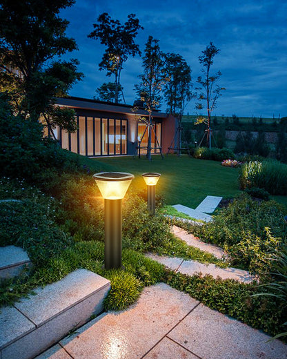 Borne Lumineuse Solaire - Éclairage Moderne pour Jardin