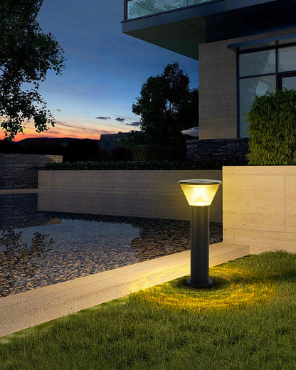Borne Lumineuse Solaire - Éclairage Moderne pour Jardin