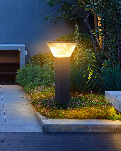 Borne Lumineuse Solaire - Éclairage Moderne pour Jardin