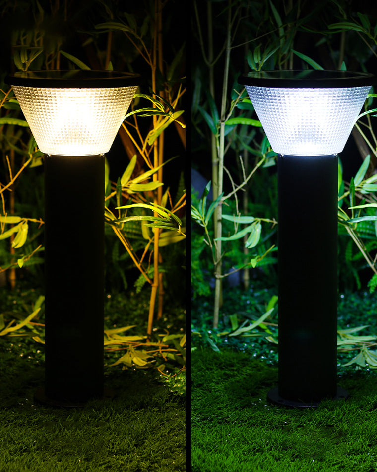 Borne Lumineuse Solaire - Éclairage Moderne pour Jardin